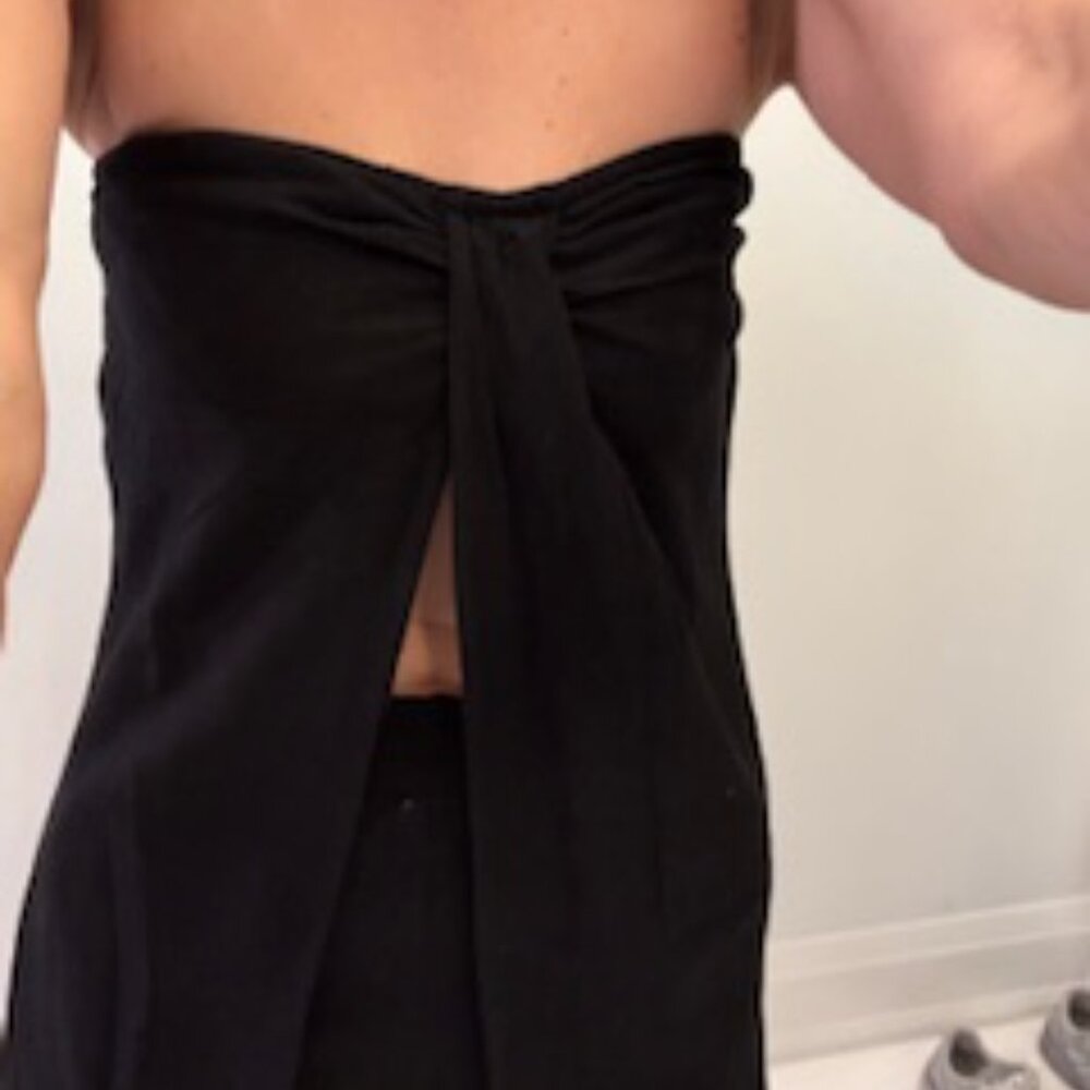 NWT Commense 2 piece linen set black sz S